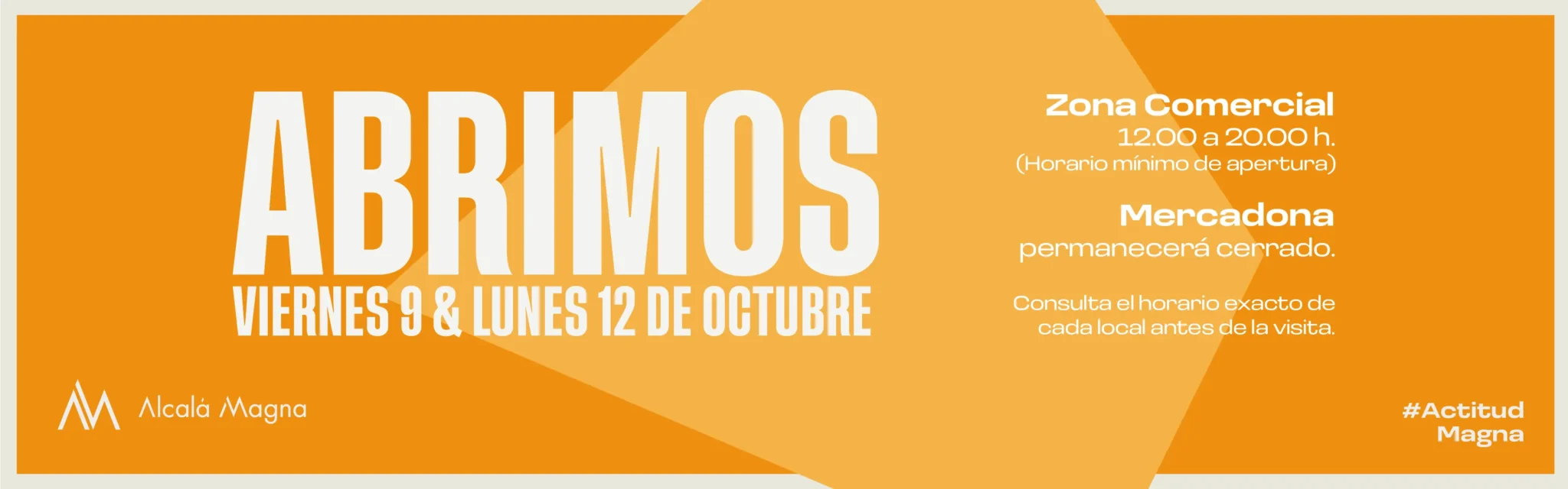 APERTURA FESTIVOS OCTUBRE 2026