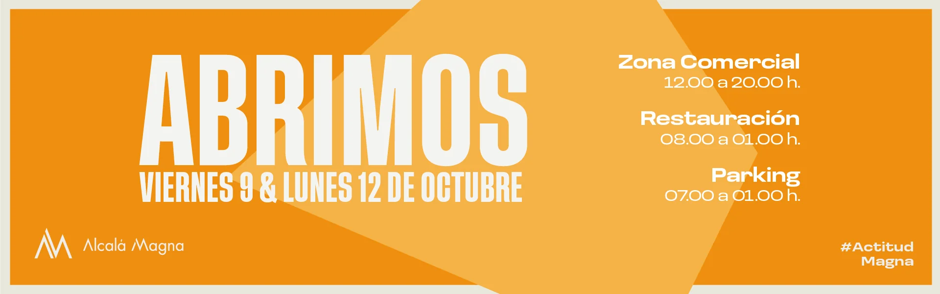 APERTURA FESTIVOS OCTUBRE 2026